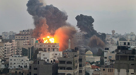 Gaza sous les bombes