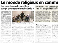 Article Nice Matin du 15 novembre 2015