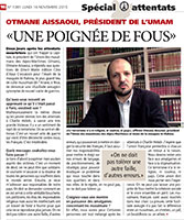 Article Direct Matin du 16 novembre 2015