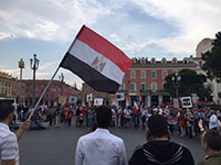 Rassemblement place Masséna