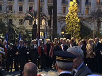 Hommage aux victimes belges