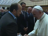 Avec le pape François au Vatican