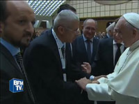 Avec le pape François au Vatican