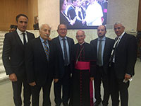Avec le pape François au Vatican