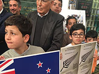 Hommage aux victimes de Christchurch